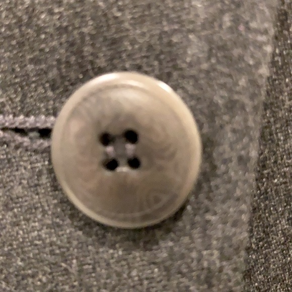 𝅺vintage Tailor B Moss Blazer Charcoal Gray Size 10 Petite - Picture 4 of 8